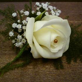 fwthumb28 ivory rose, gyp & brown pin buttonhole 6.45.jpg